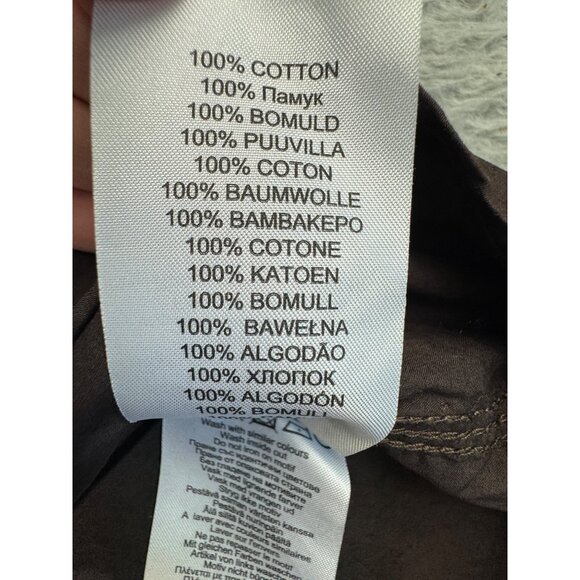 Ben Sherman Mens S Brown Long Sleeve Pearl Snap Shirt Western Cowboy *Read - Picture 13 of 15